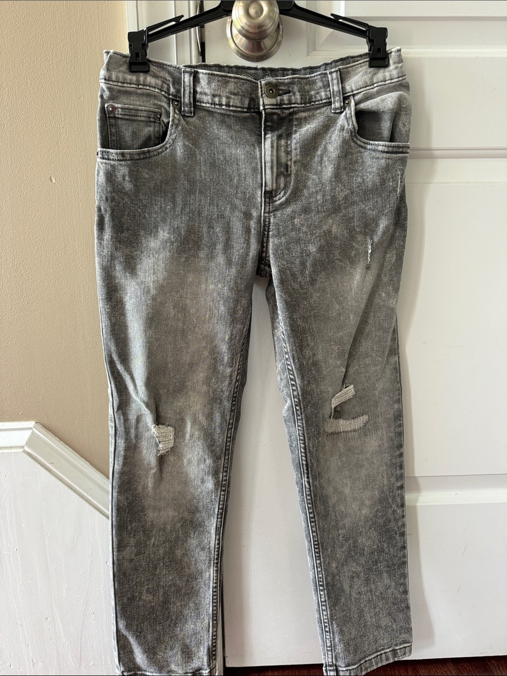 wonder nation Slim 10 Husky Grey Wash Jeans